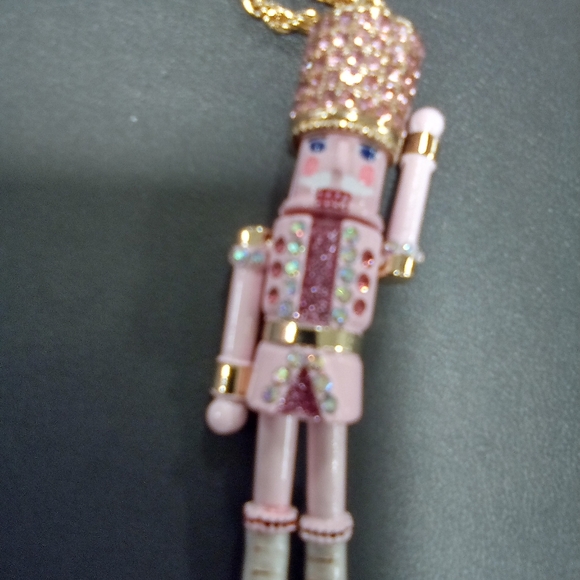 Betsey Johnson Pink Nutcracker Necklace/ Spectacular Gift!! - Picture 5 of 5
